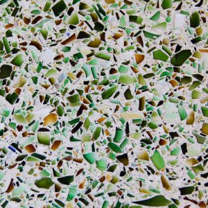 Chipped Glass Texture counter surface green cracked broken