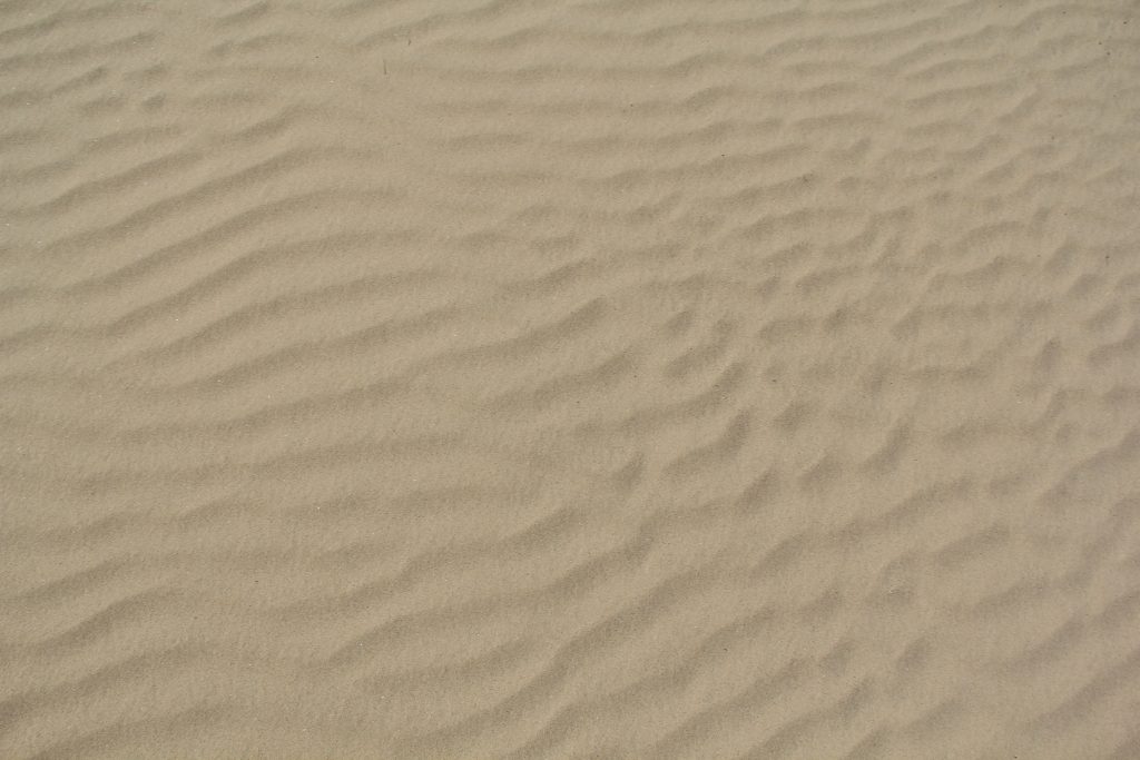Rippled sand texture ground surface beach stock photo - Texture X
