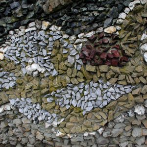 Texturex wall swirl art stone black white red grey rocks Texture