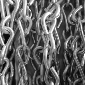 chain metal texture steel 8 links chains stock photo