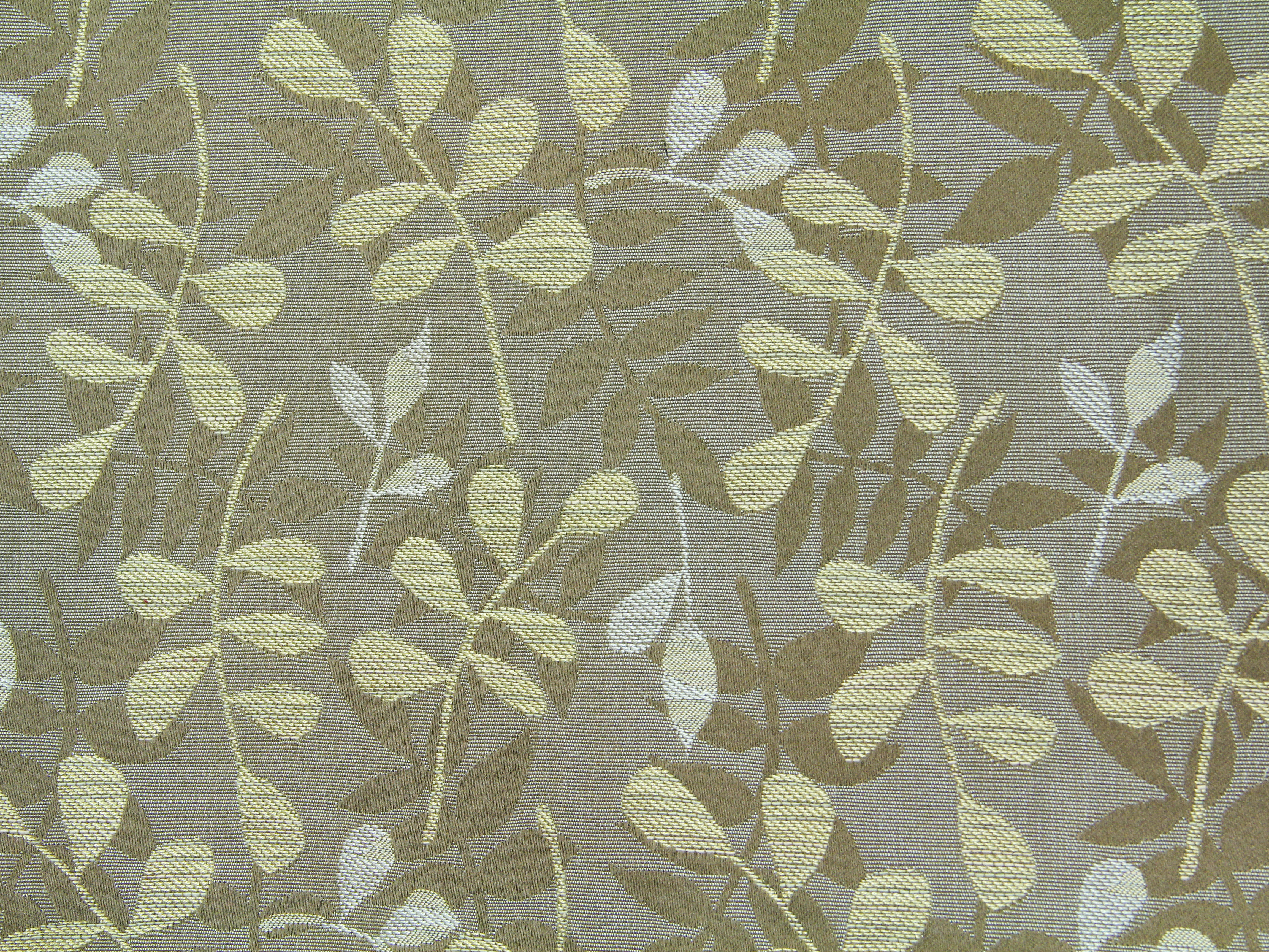 fabric texture brown leaf print nature branch cloth - Texture X