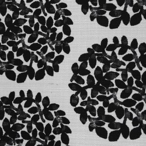 fabric texture leafy ball pattern black white cloth abstract