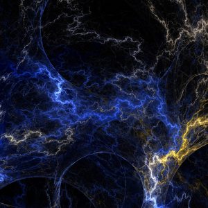 fractal texture blue yellow lightning abstract zap bolt stock wallpaper