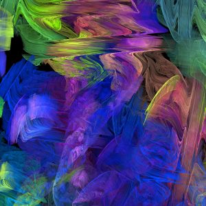 fractal texture digital pastel color abstract brush stroke stock image