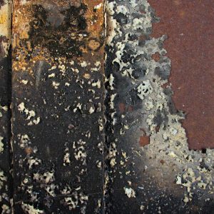 grunge texture metal door burned fire scorched bubbling pain effect damage