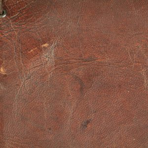 leather texture rough red stained hand made journal