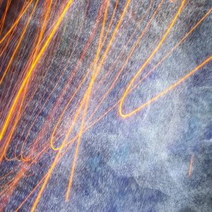 light texture long exposure orange white dark fuzzy led