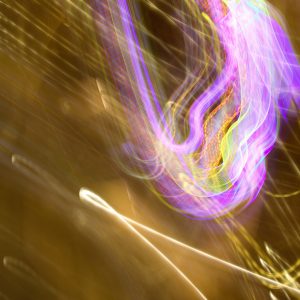 light texture long exposure purple yellow streaking laser shake