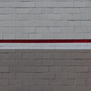 painted brick texture wall white grey gym stock photo