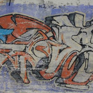 Colorful Graffiti Spray Paint Art On Wall