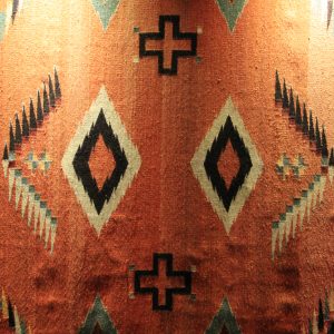 Fabric hand woven pattern mexican design