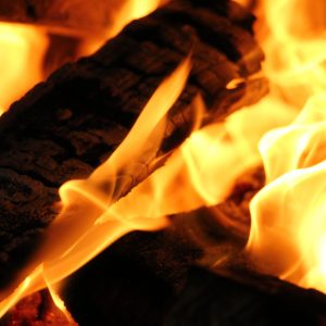 Fire wallpaper with pronounced orange wallpaper