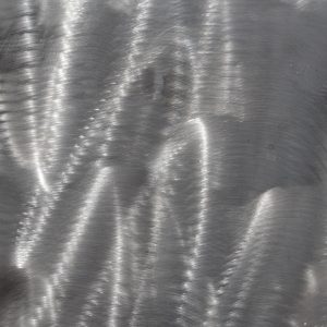 Fractal pattern close up on metal frame