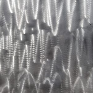 Fractal photo on metal finish