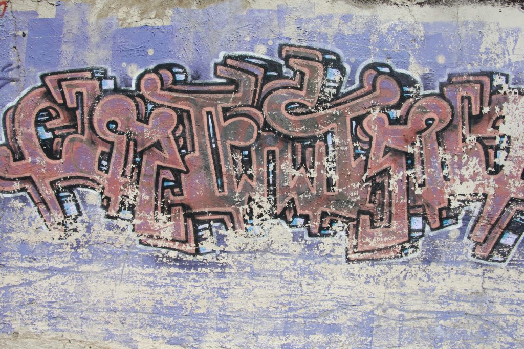 Graffiti Pink Spray Paint With Words Texture X