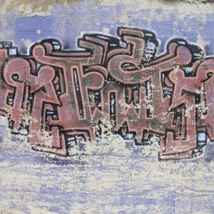 Graffiti Pink Spray Paint With Words