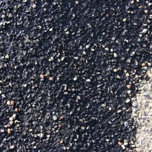 Ground wet gravel floor