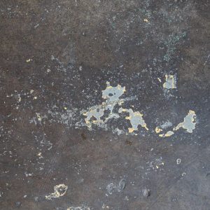 Grunge moon like surface on floor