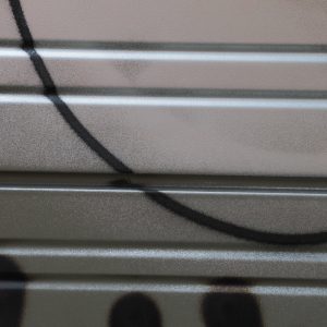 Metal Shop Door Front Entrance Stripes