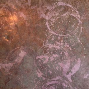 Metal Wallpaper Photo With Baby Figure