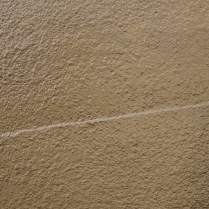 Stone brown wall with cut through middle