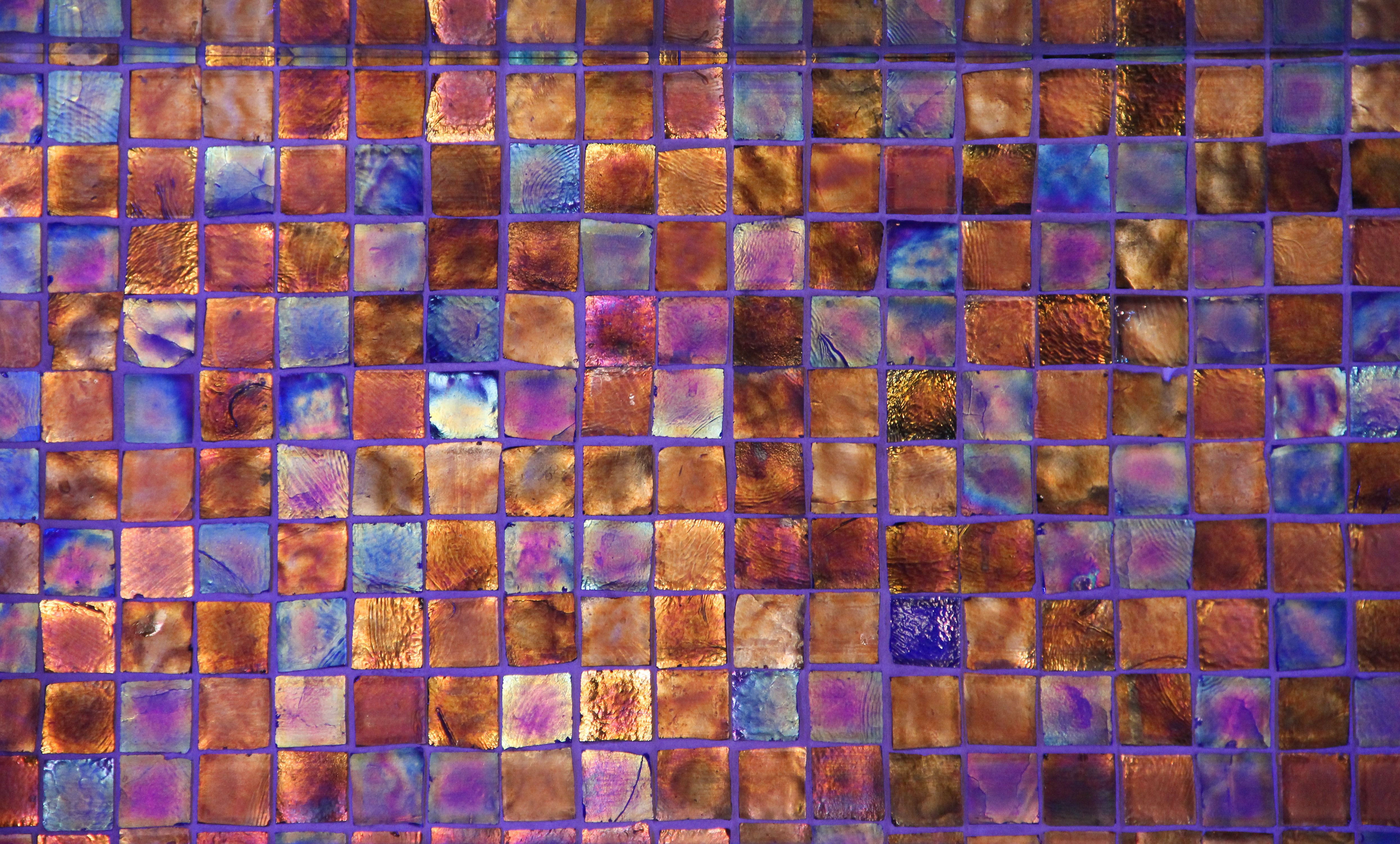 Glass Texture Pearlescent Shine Tile Wall Metallic Surface Photo Blue Orange