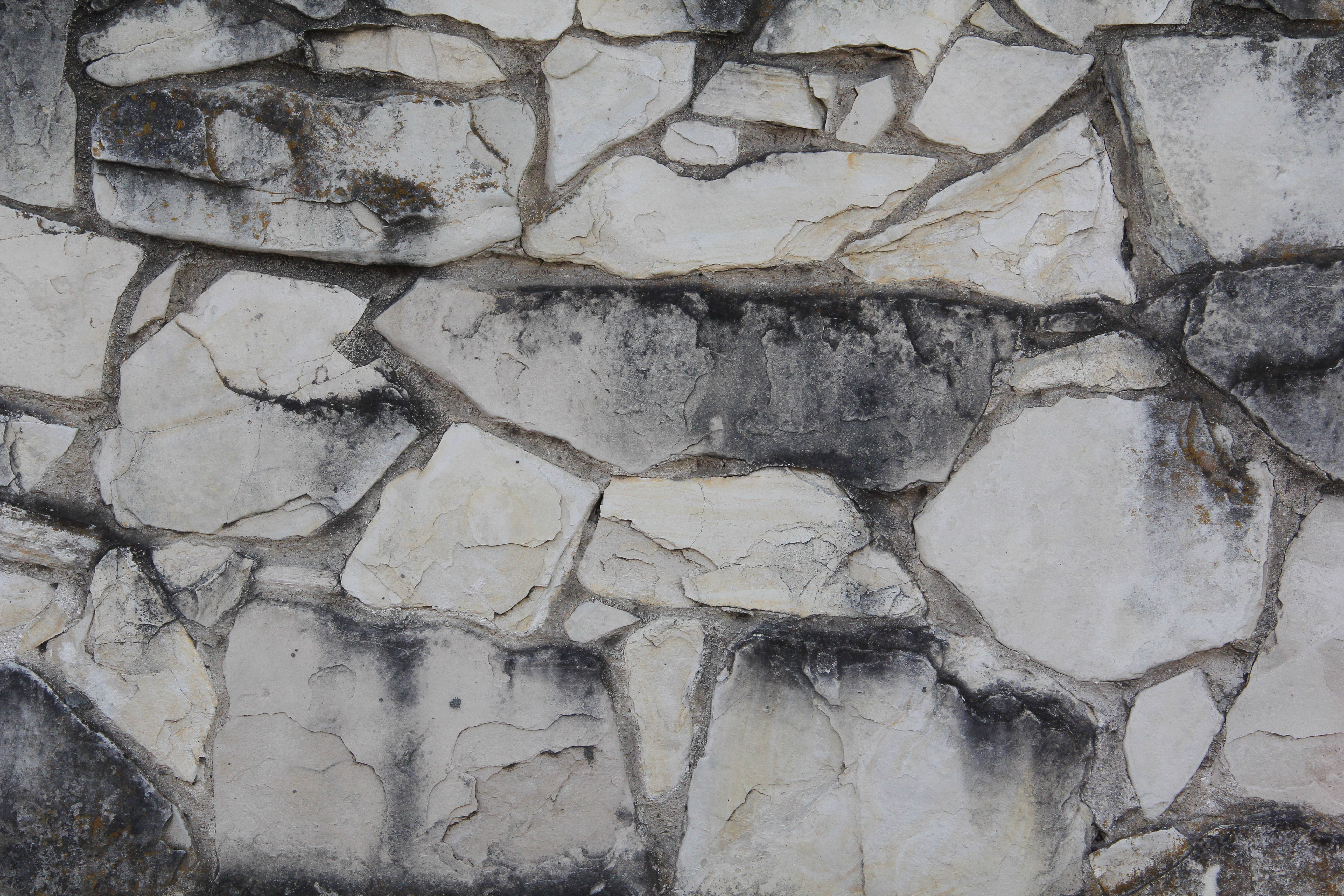 Stone Texture Dirty Flagstone Wall Dripping Grunge Rock Image