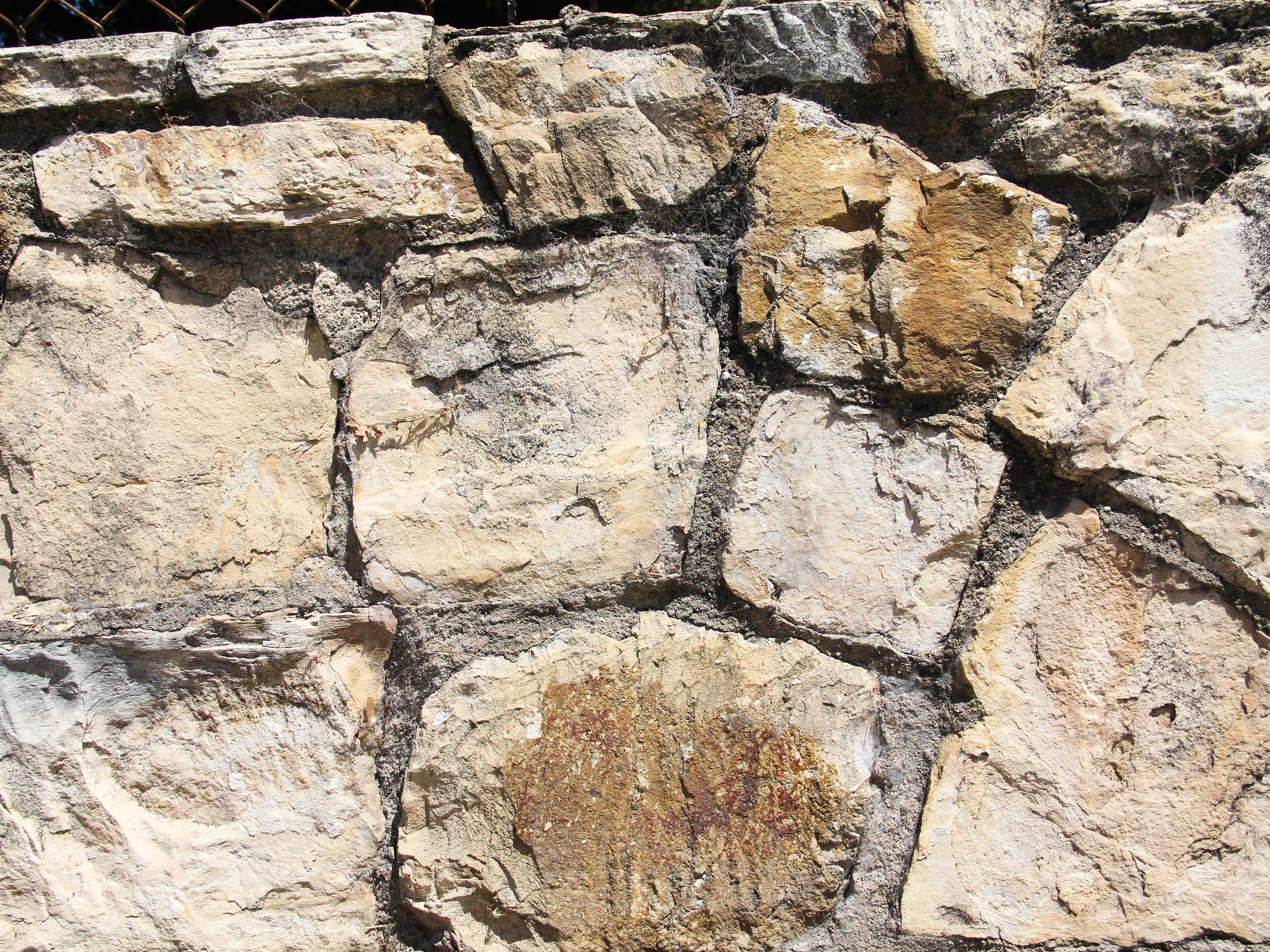 Stone Texture Large Rock Wall Bricks Cracked Jagged