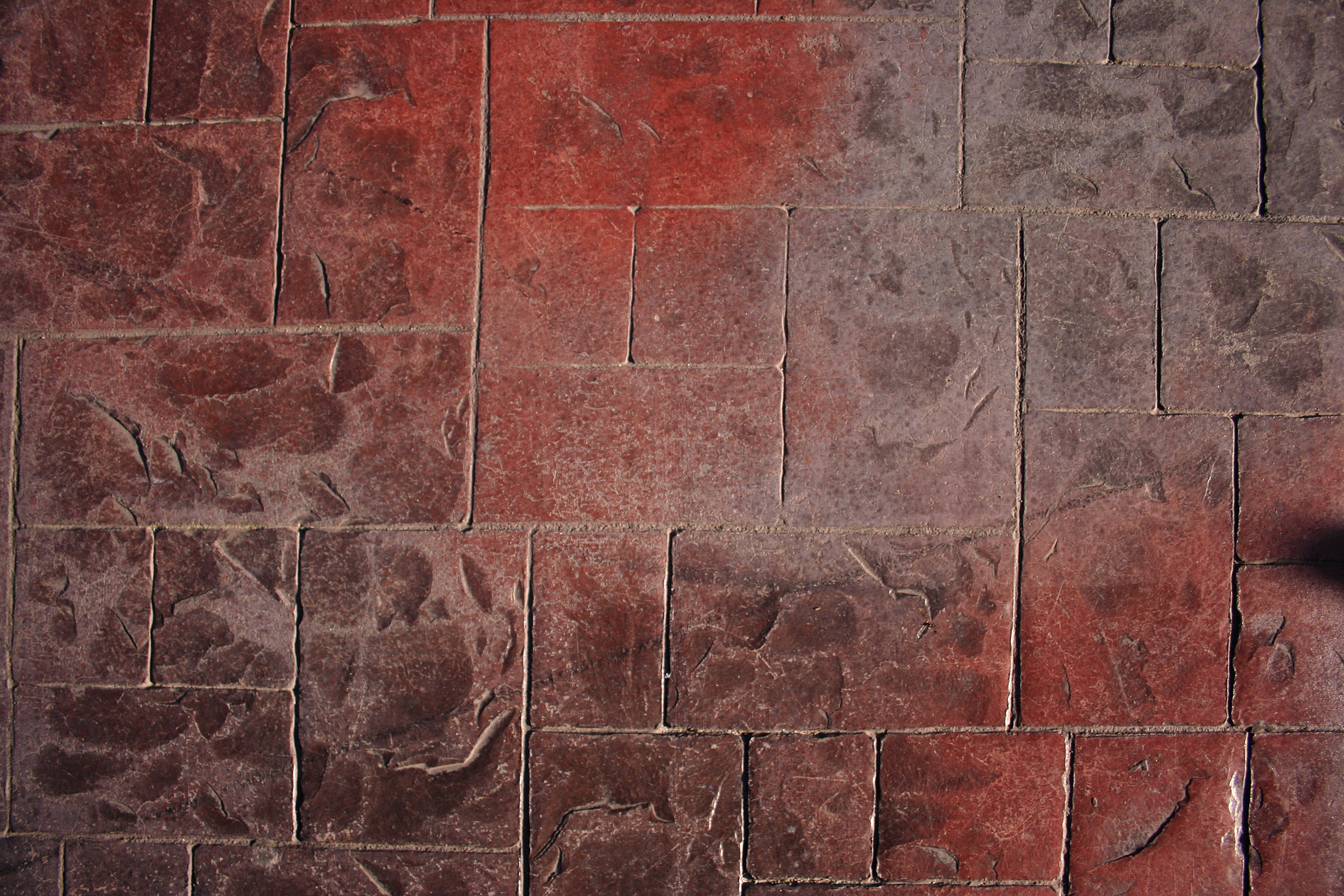 Texturex Red Grey Large Brick Stone Ground Gradient Texture