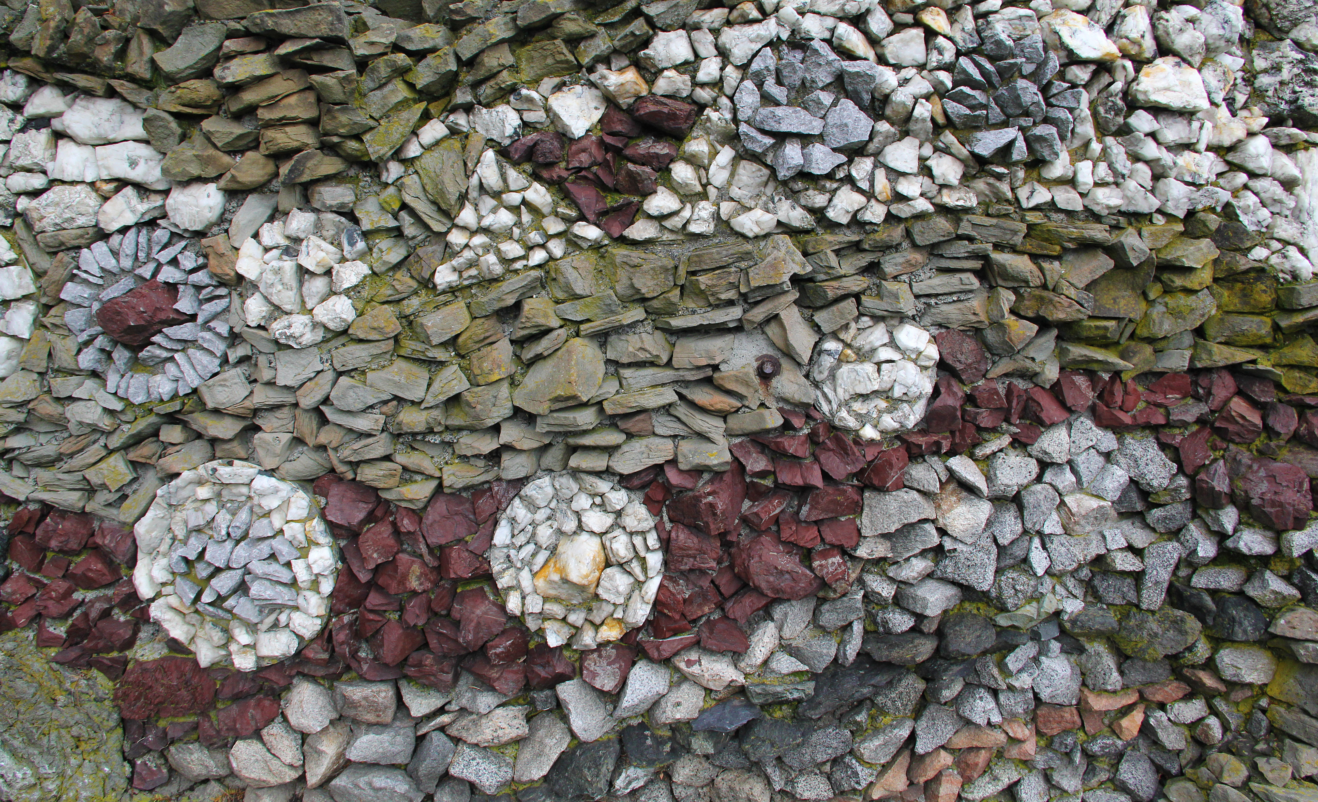 Texturex Stone Texture Stonework Artistic Red White Wall Swirl Rock Pebble Art Texture