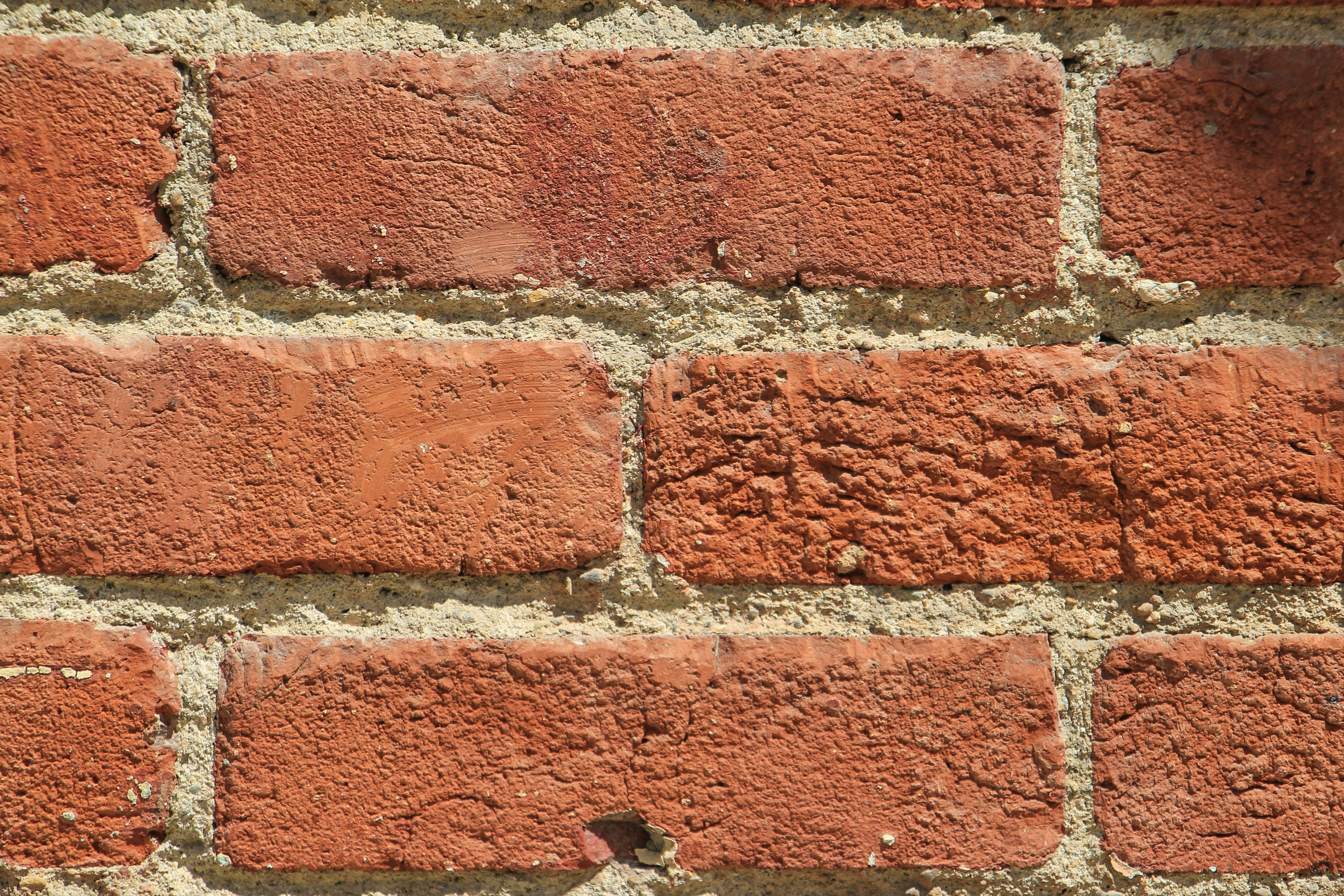 Brick Texture Close Up Red Masonry Photo Wallpaper