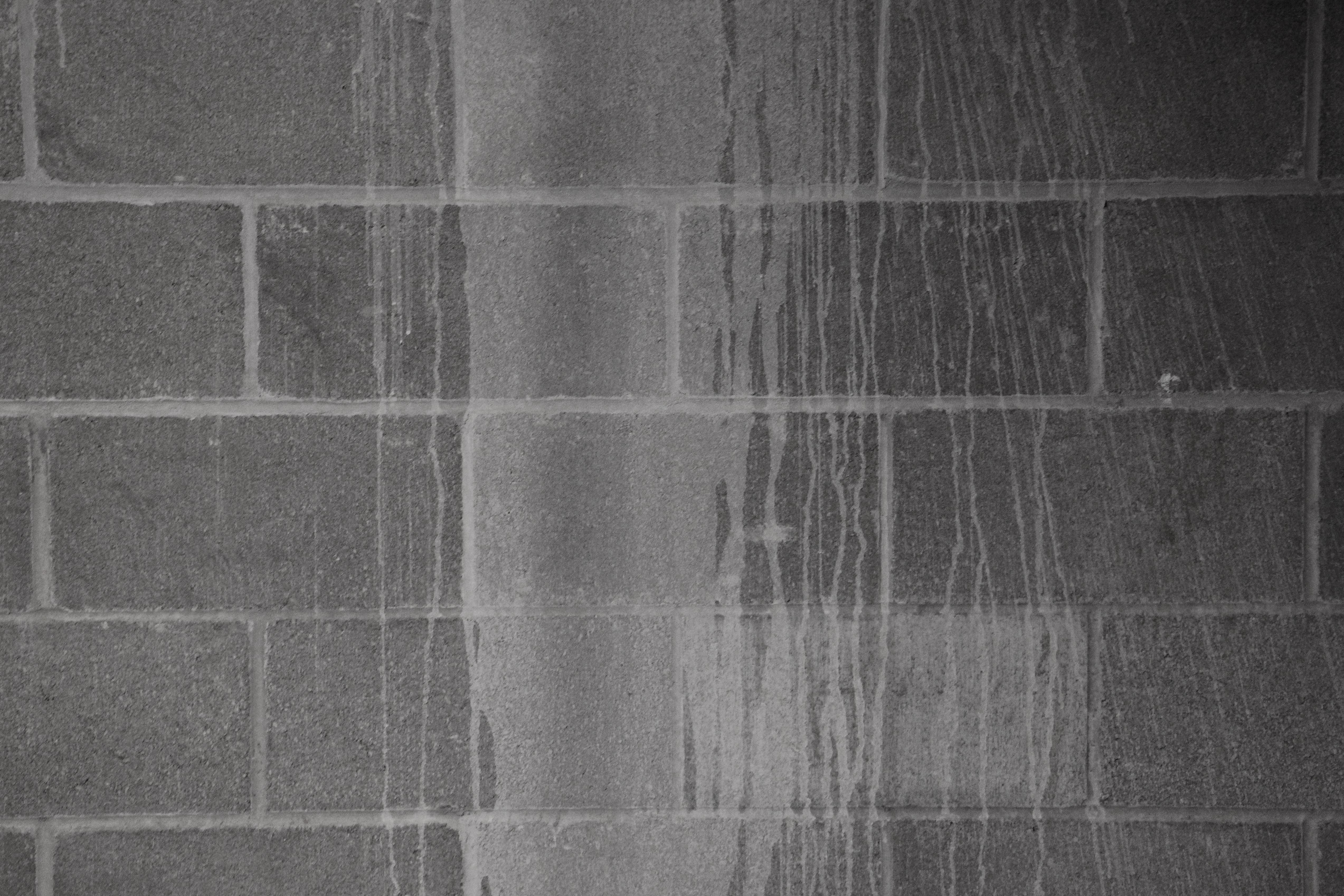 Brick Texture Grey Spill Liquid Grunge Wall Stock Photo