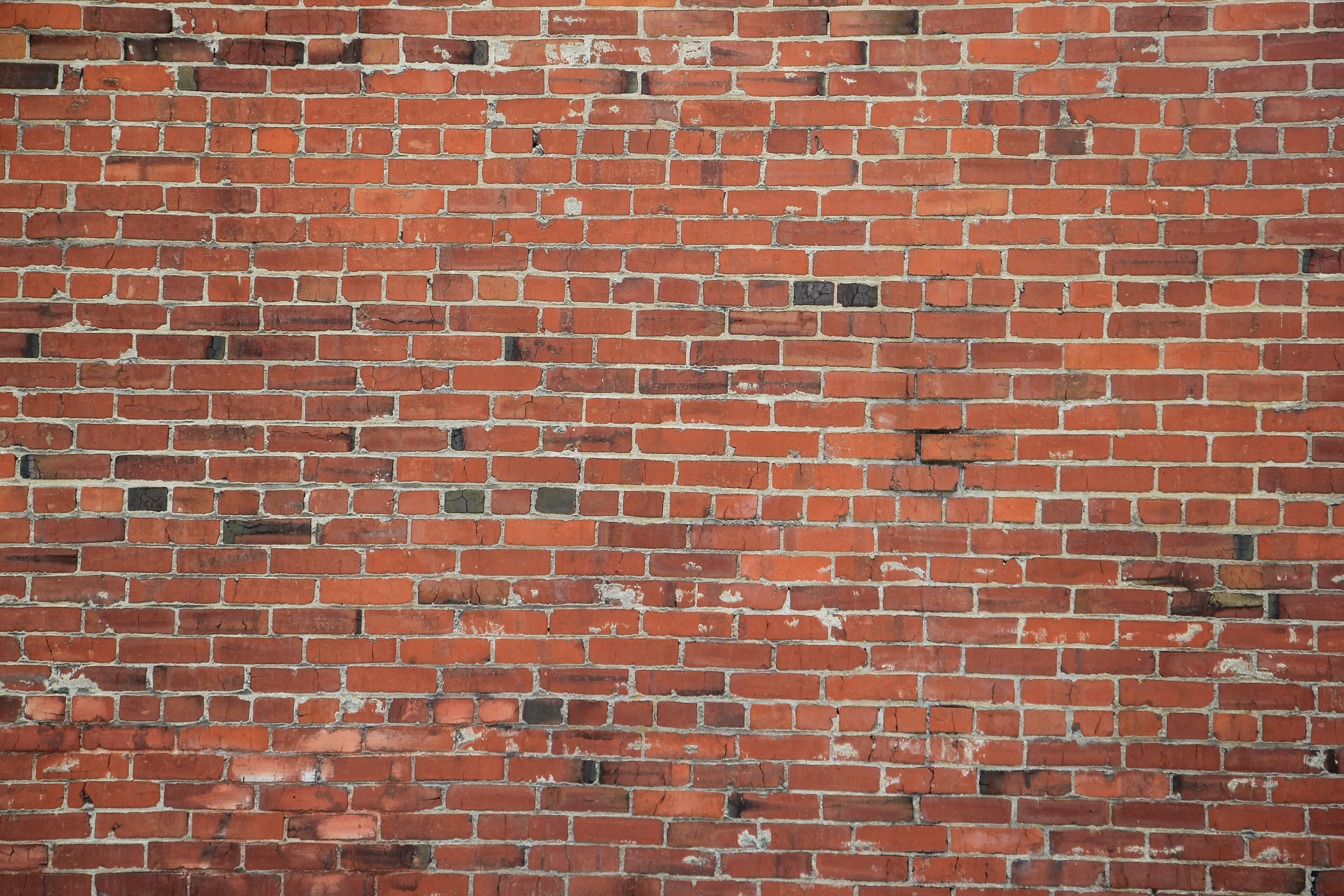 Brick Texture Red Wall Stock Photo