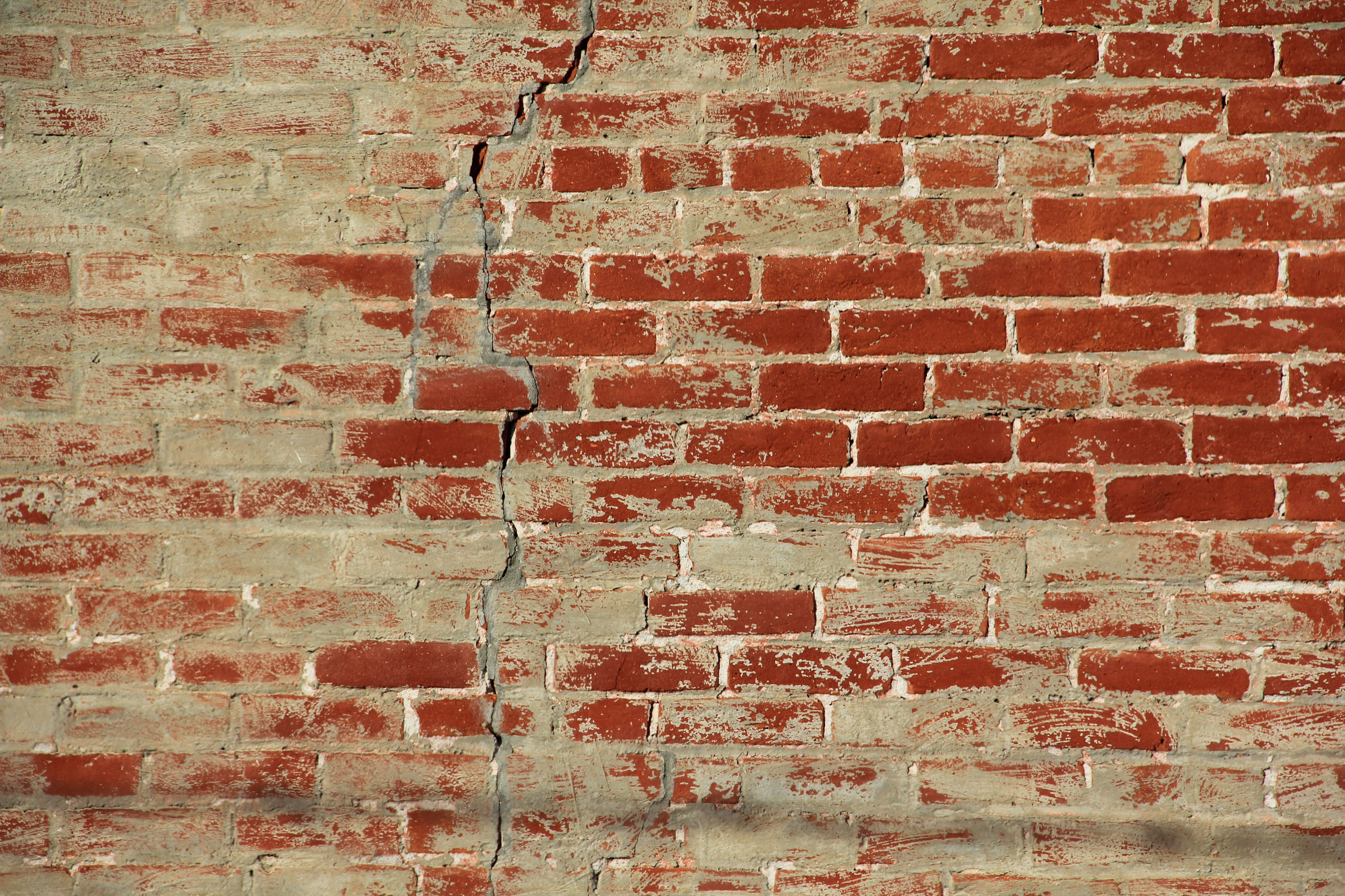 Brick Texture Wall Grunge Wallpaper Rough Plaster Broken Barn Photo