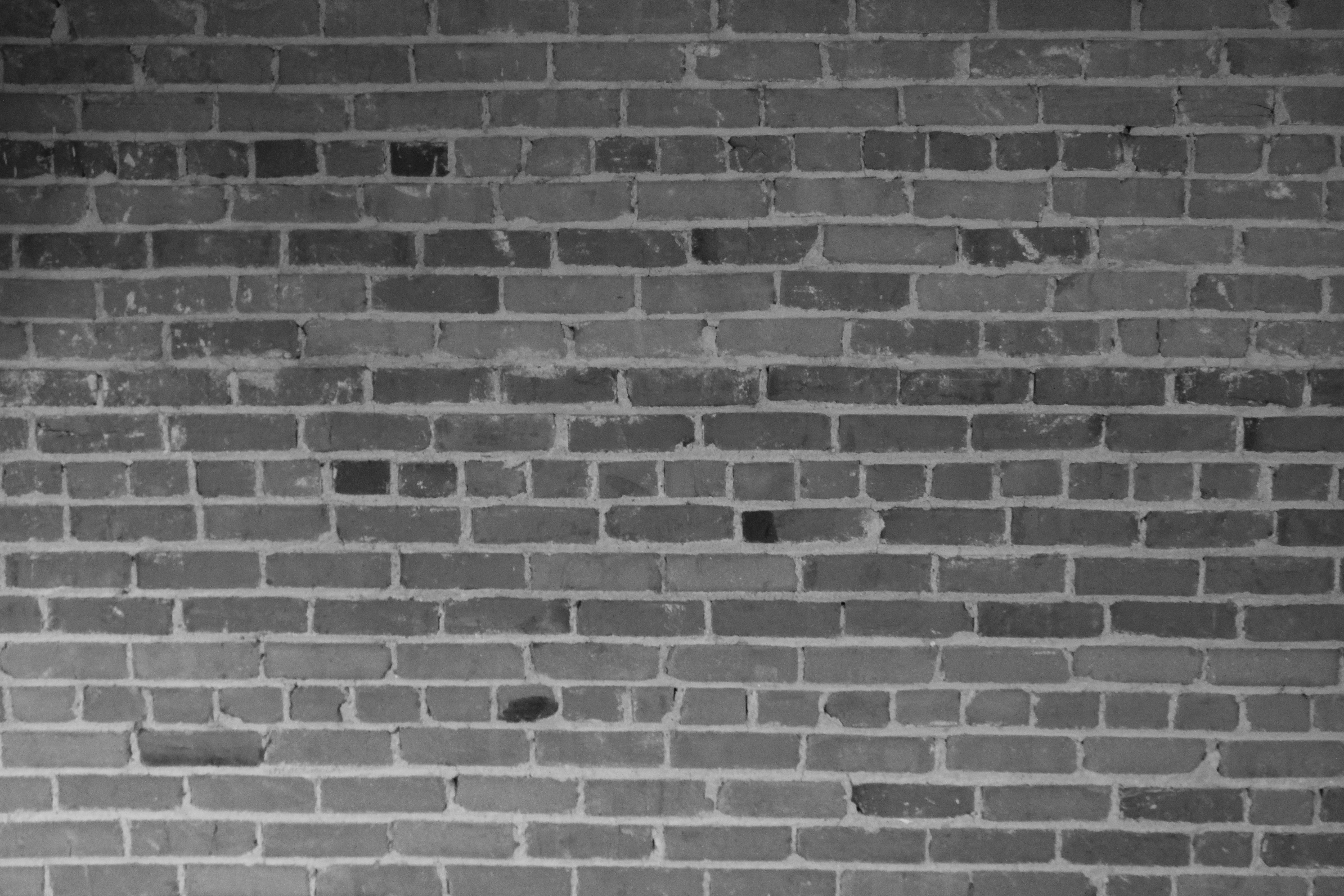 Brick Wall Texture Black White Grey Wallpaper Stock Photo