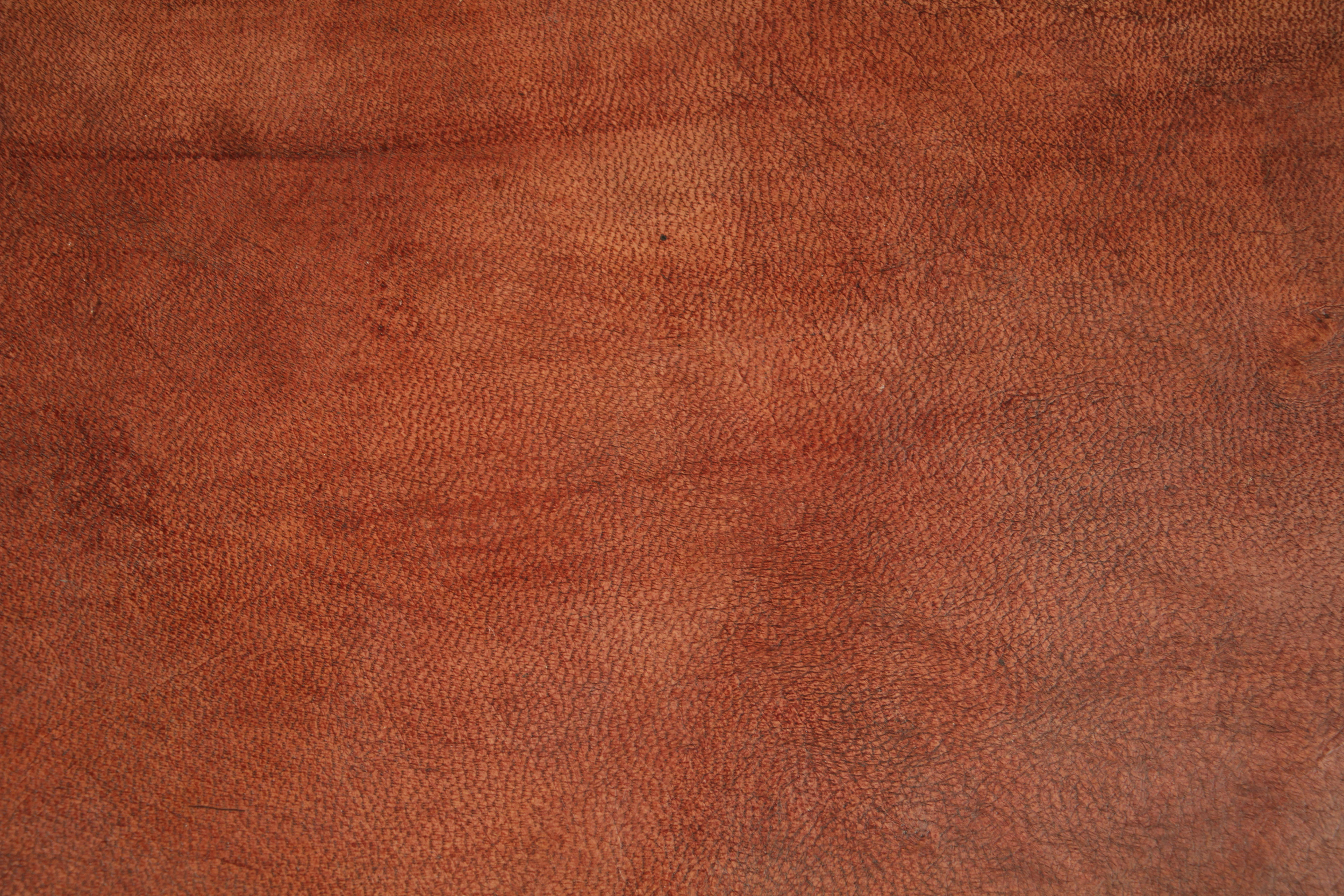 Brown Leather Texture Genuine Even Skin Pattern Wallpaper
