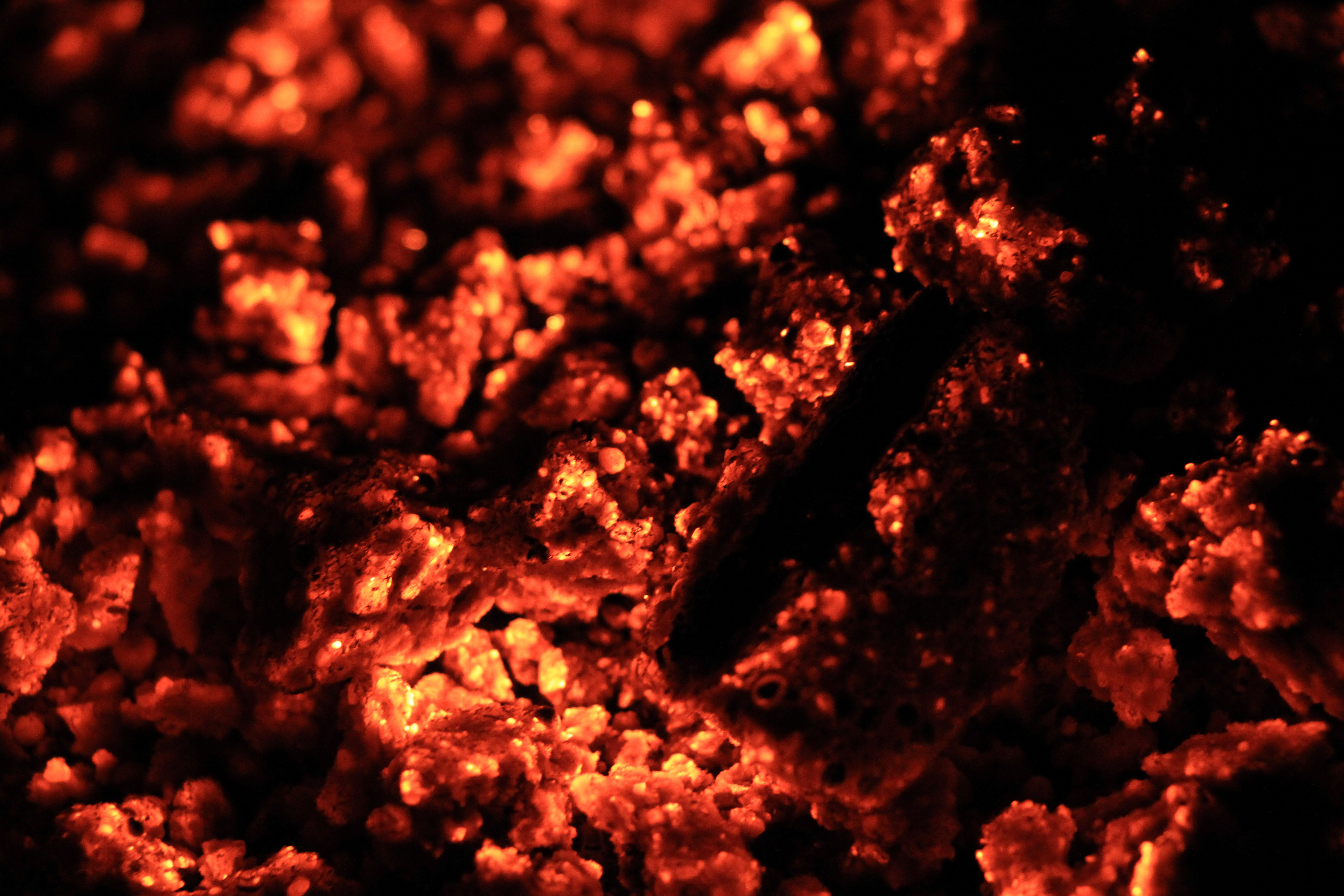 Burning Texture Hot Coal Singe Glowing Heat Photo