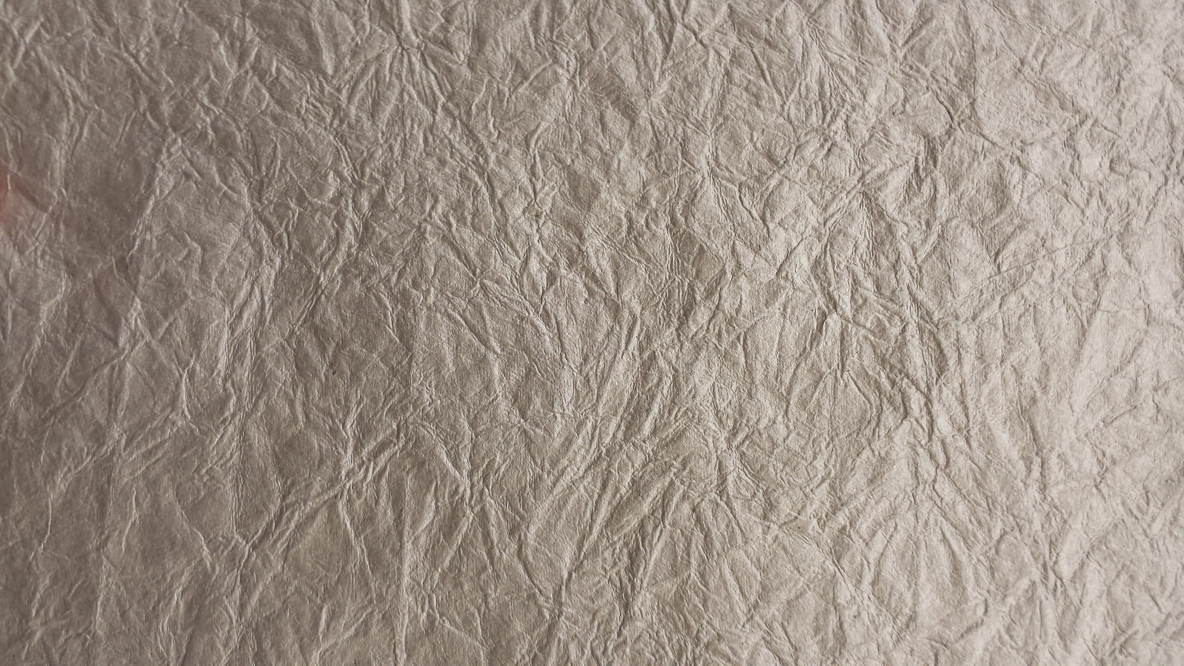 Crumpled Paper Texture Silver Shine Glow Stock Photo