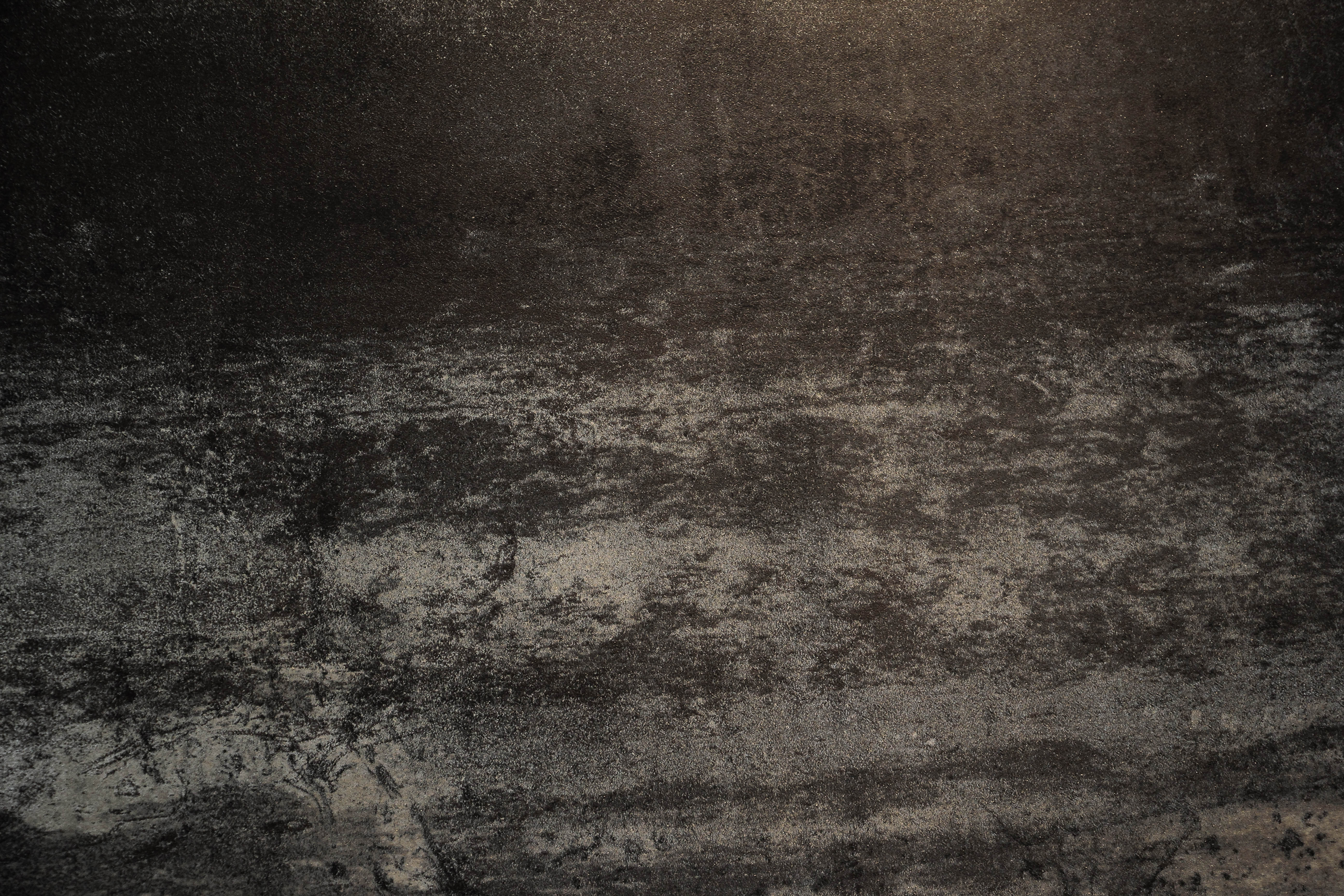Dark Grunge Texture Old Rough Black Old Dirt Photo