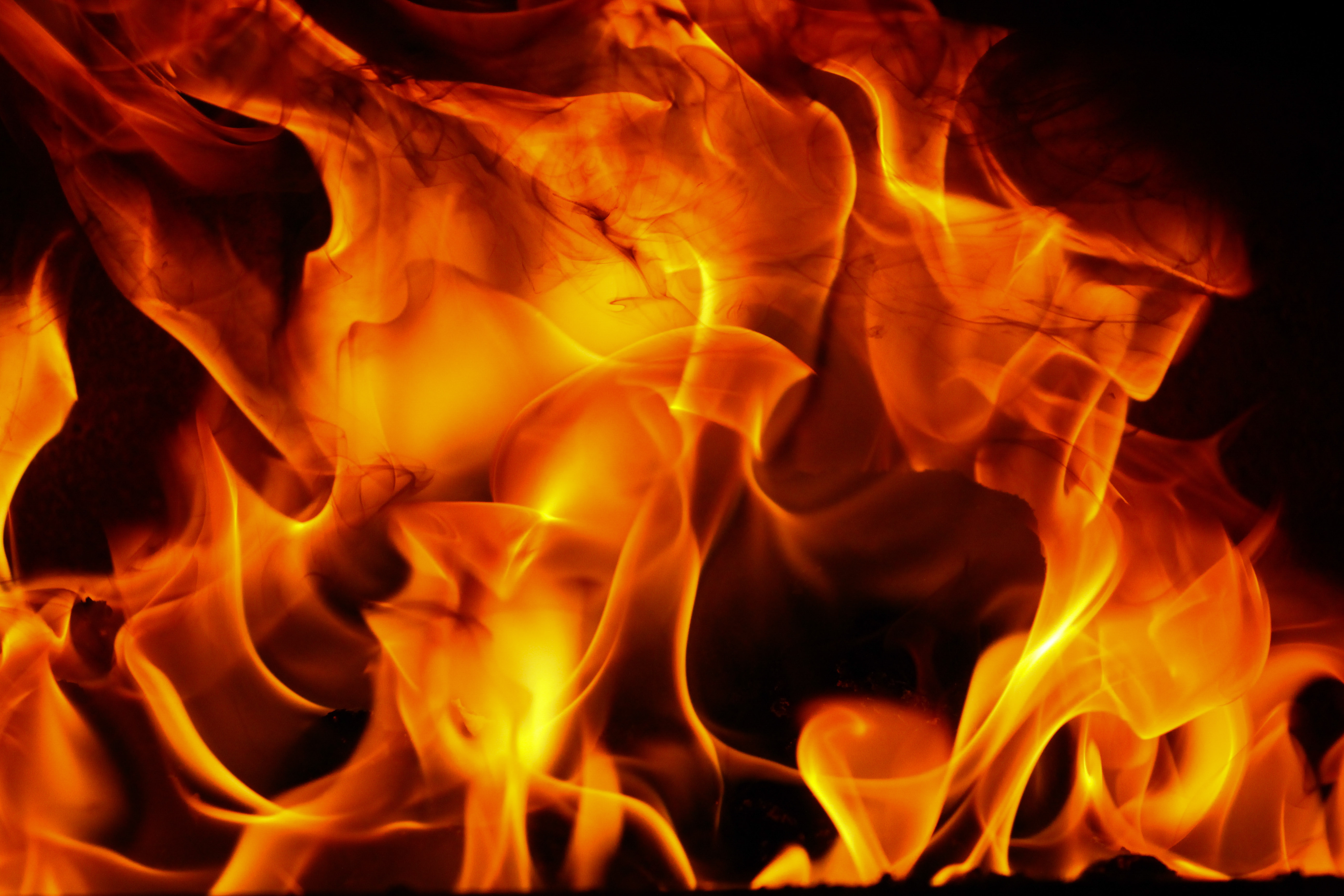 Fire Photo Texture Blaze Hell Burn Dangerous Wallpaper