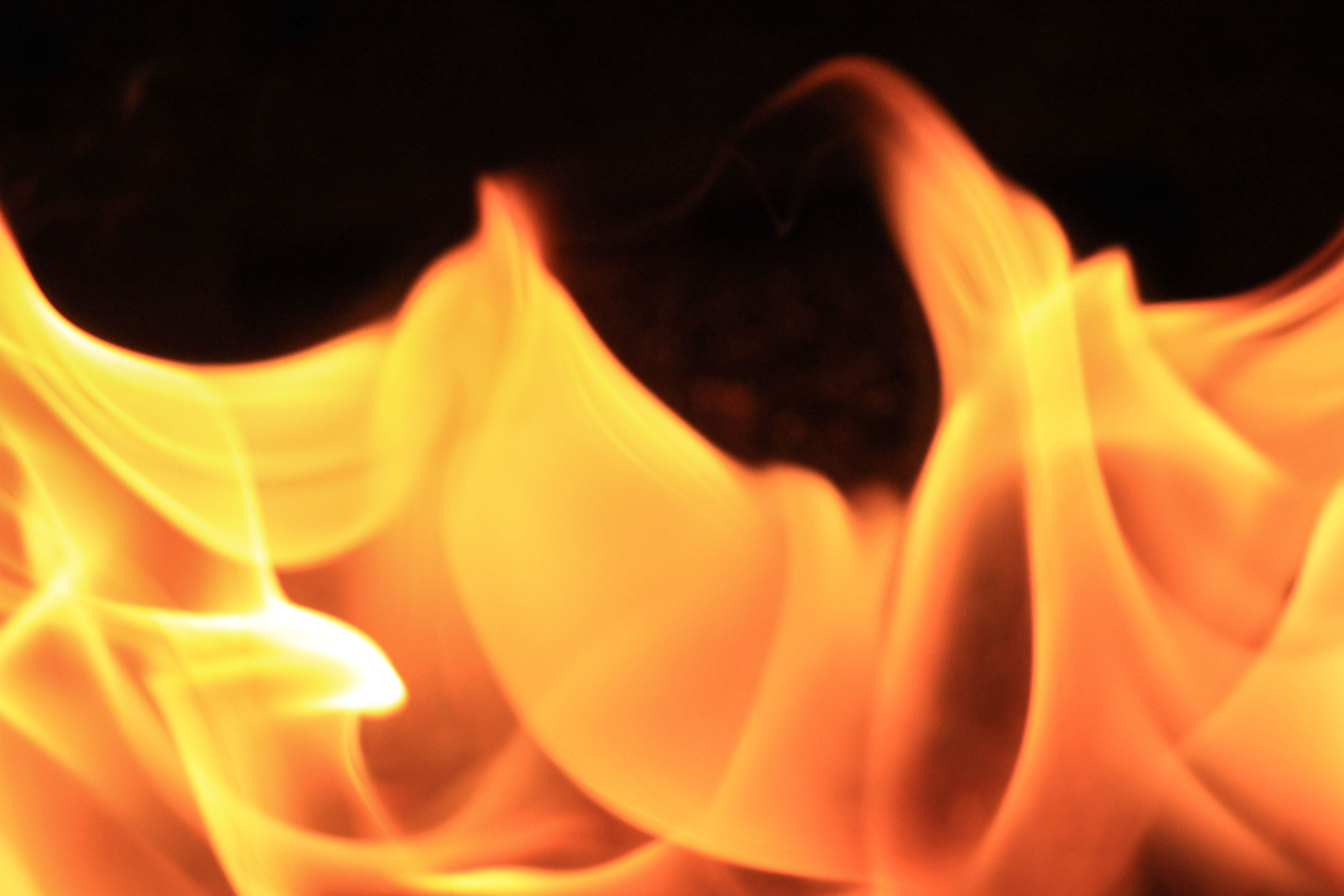 Fire Texture Bright Orange Brn Flame Stock Photo