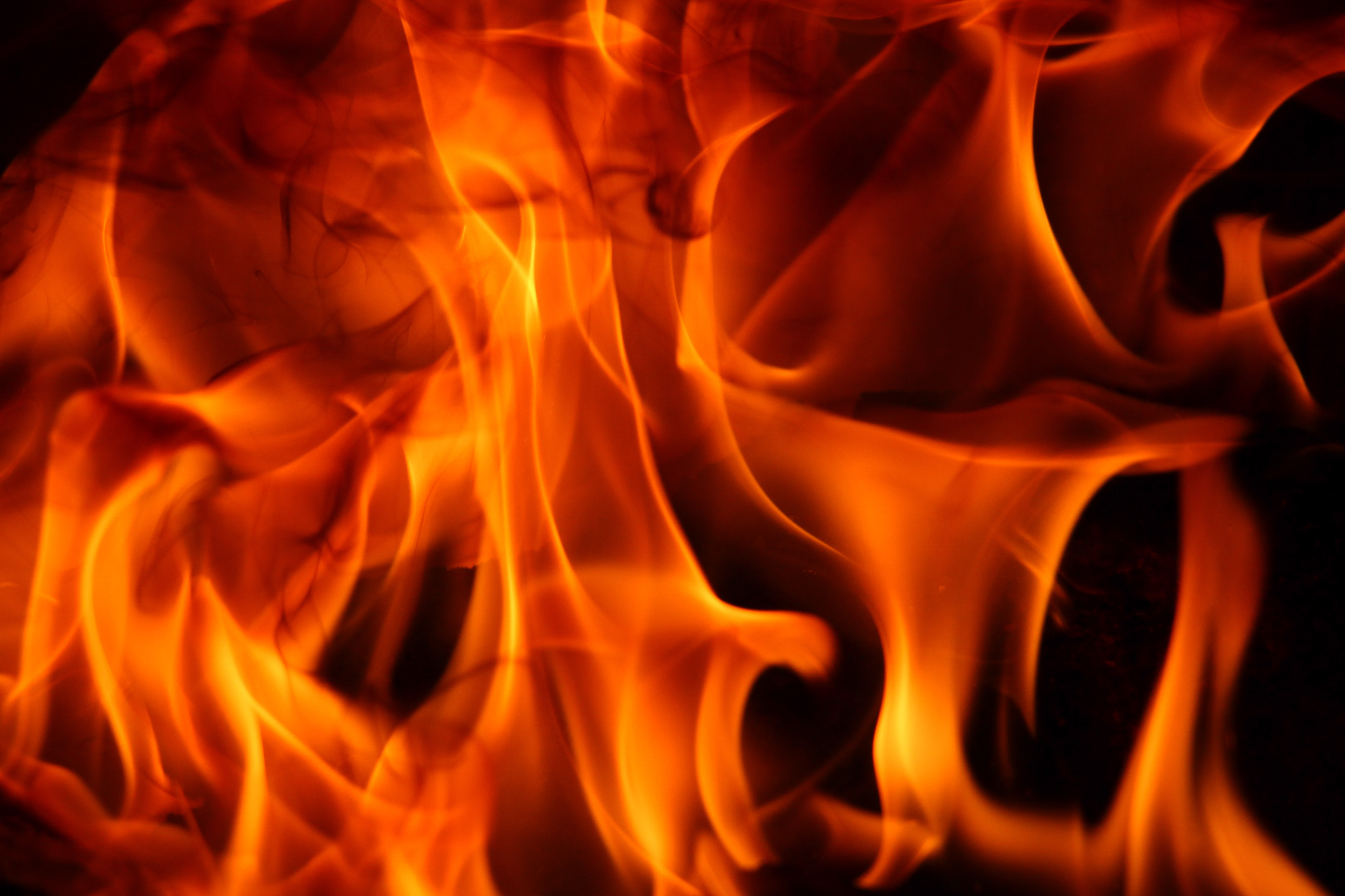 Fire Texture Burning Hot Blaze Hell Flame Stock Photo