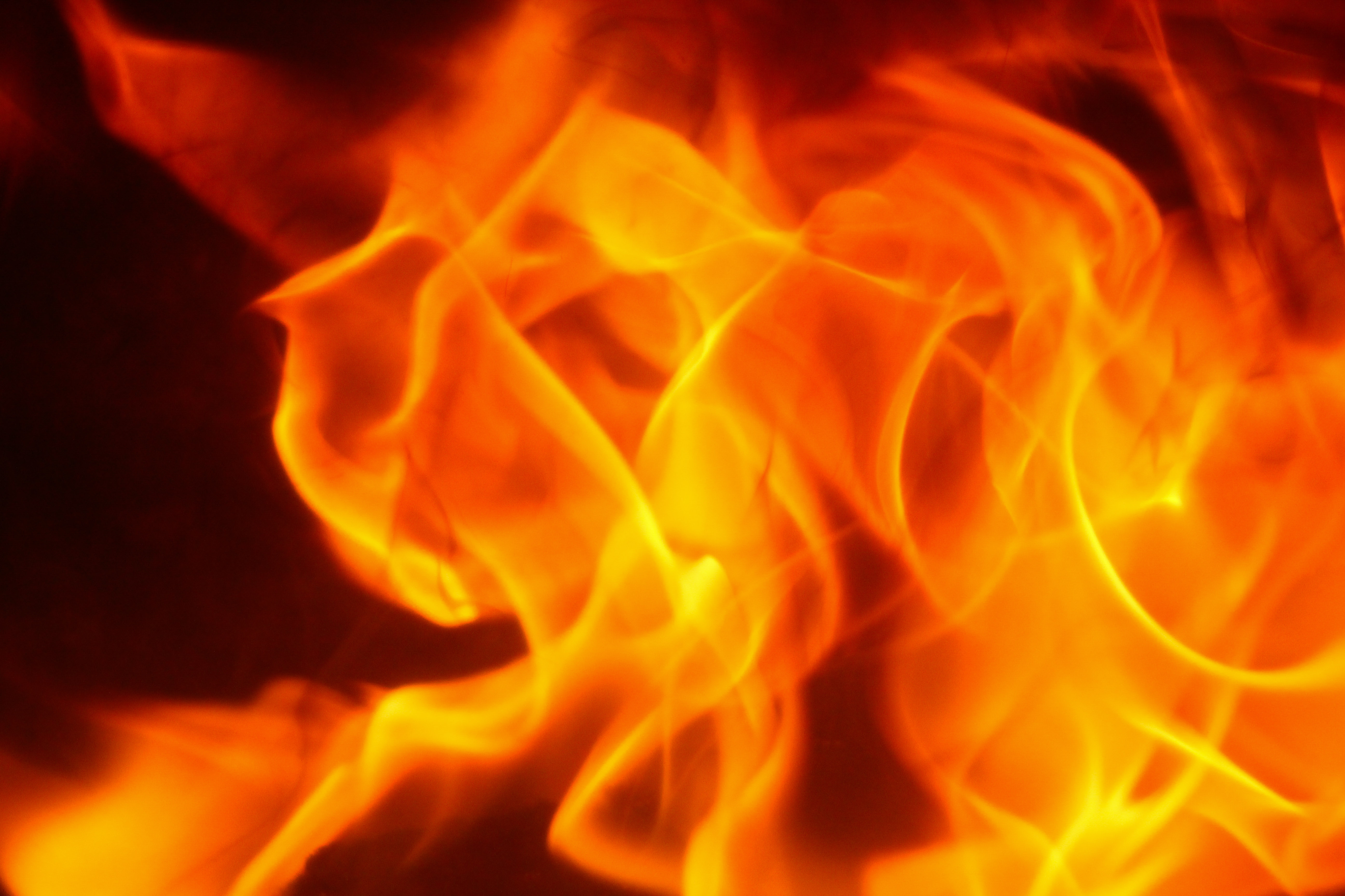 Fire Texture Danger Burn Red Hot Bonfire Fiery Blaze Photo