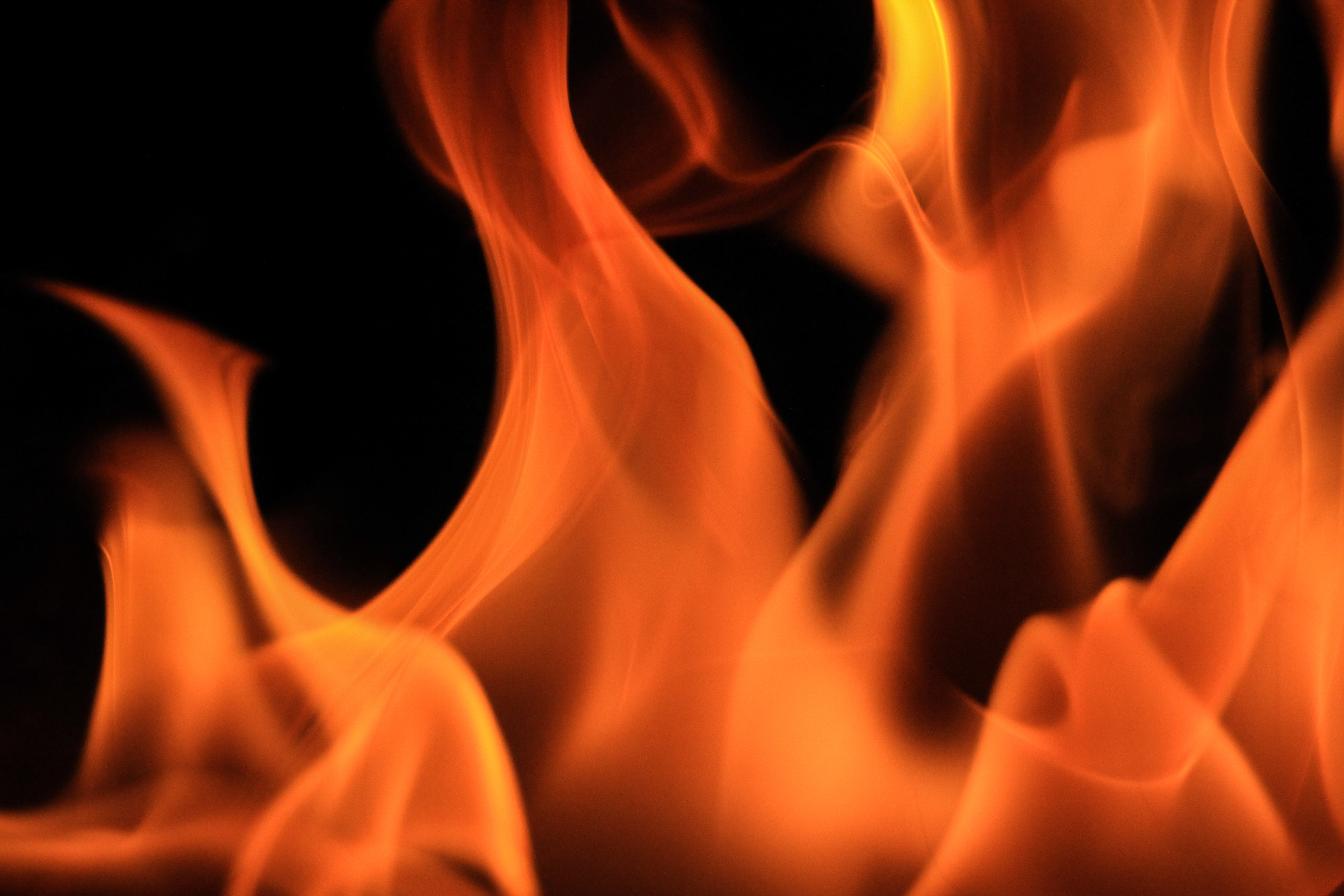 Fire Texture Danger Hot Red Flames Burning Blaze