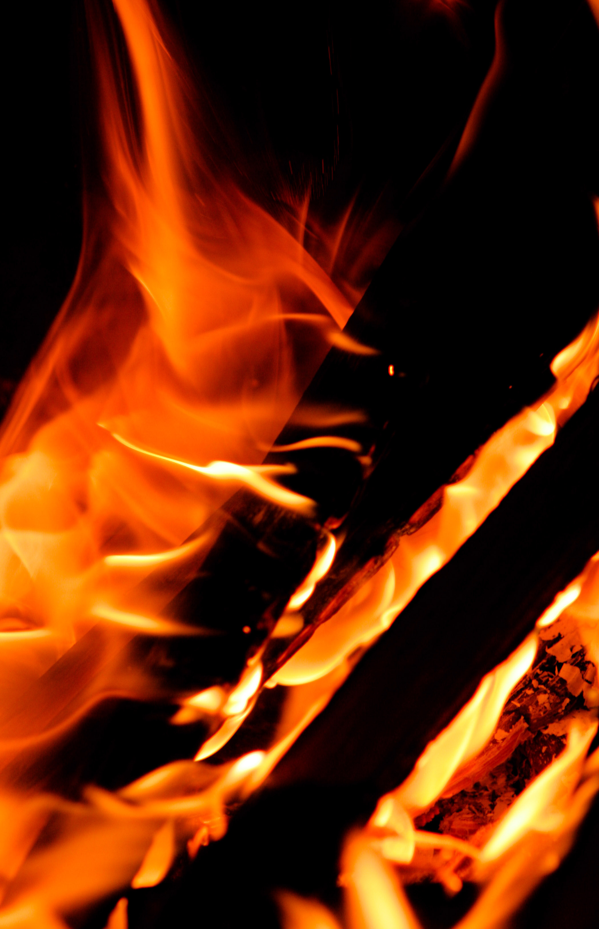 Fire Texture Flame Hell Blaze Hot Burn Photo Wallpaper