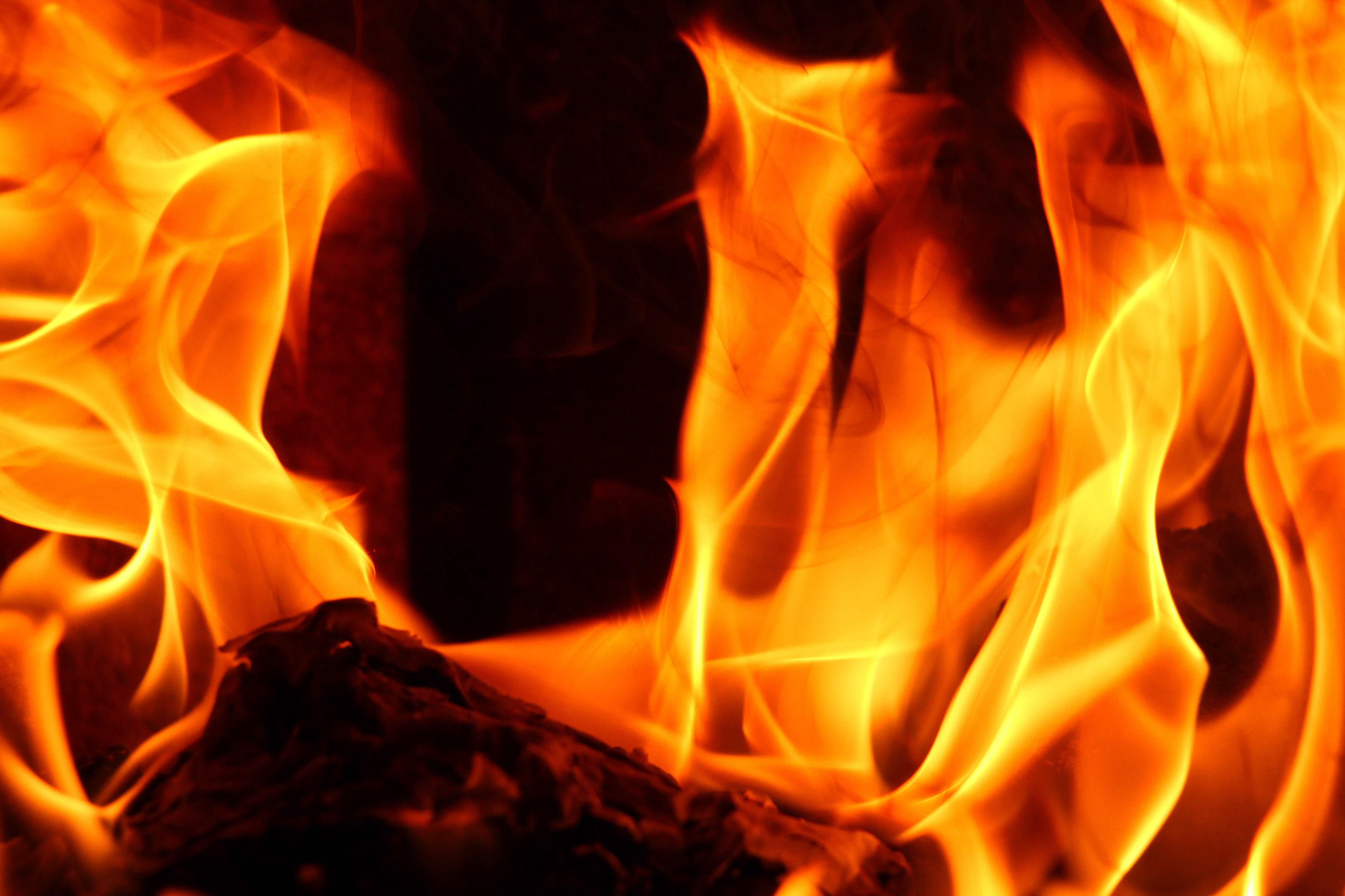 Fire Texture Red Hot Burn Paper Photo