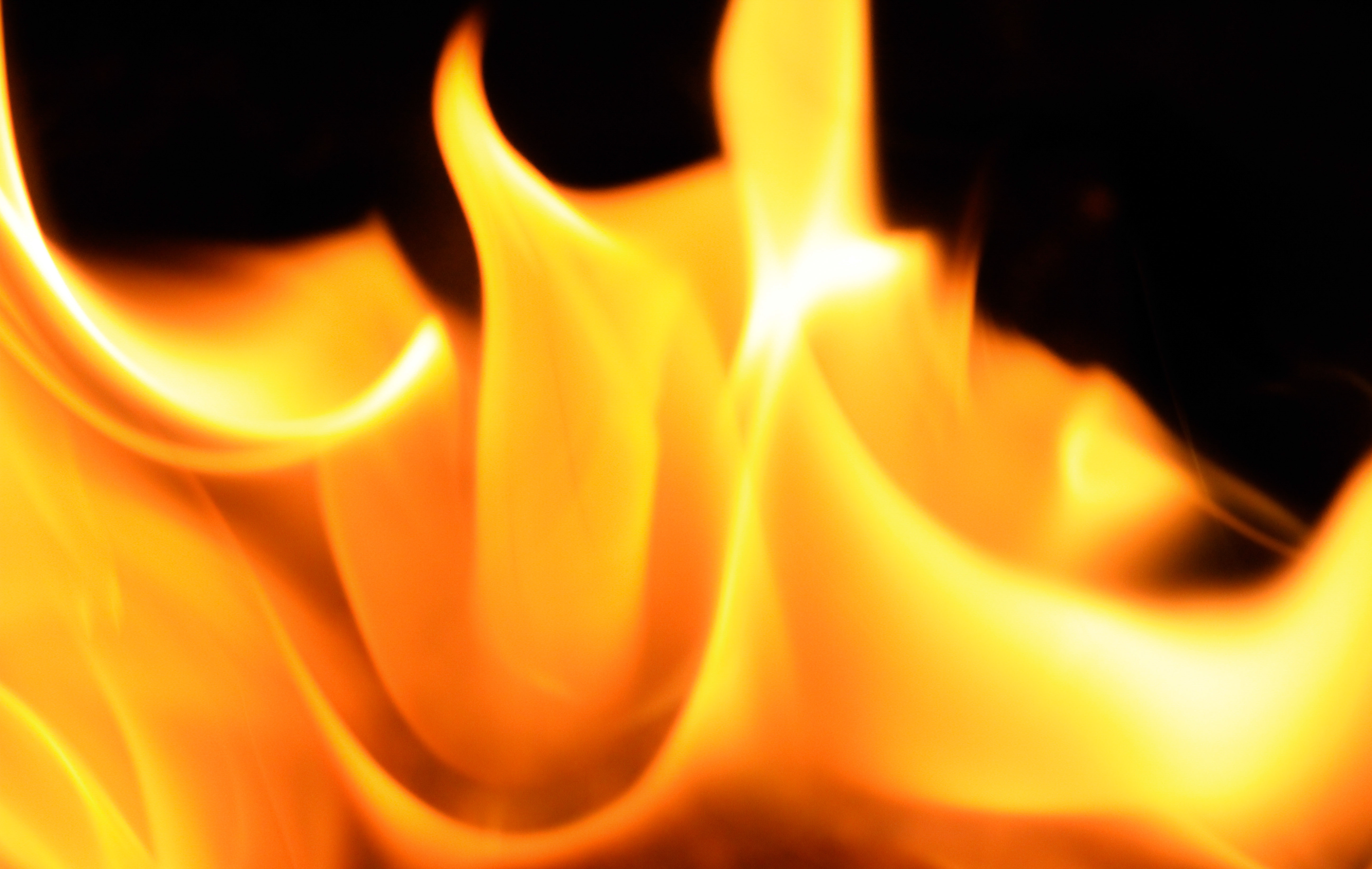 Fire Texture Red Hot Burning Bright Wallpaper