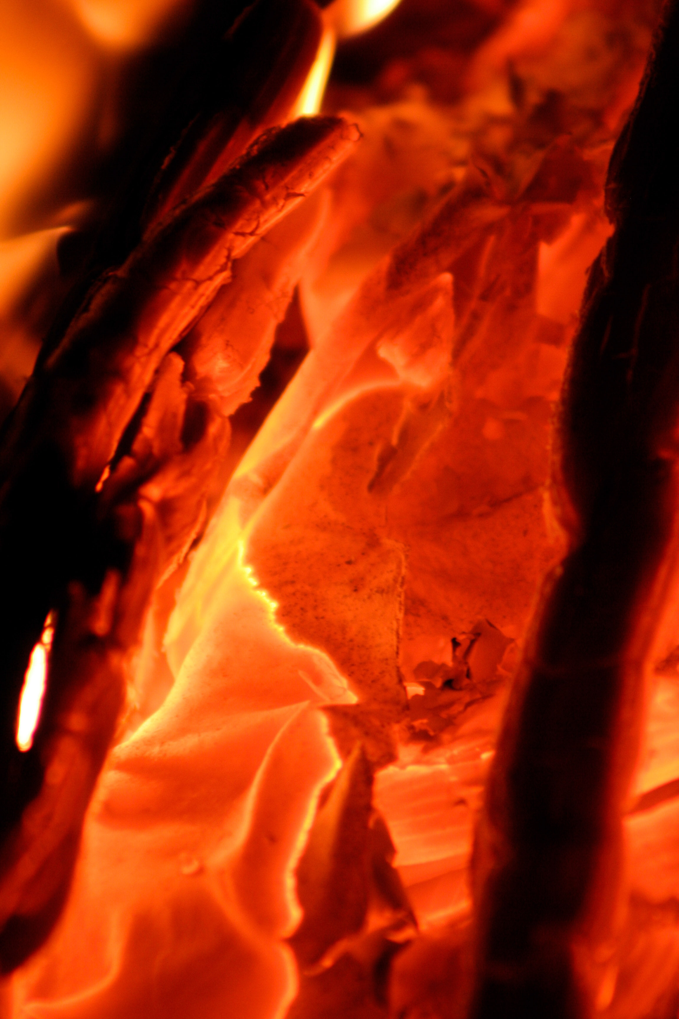 Fire Texture Red Hot Coal Photo