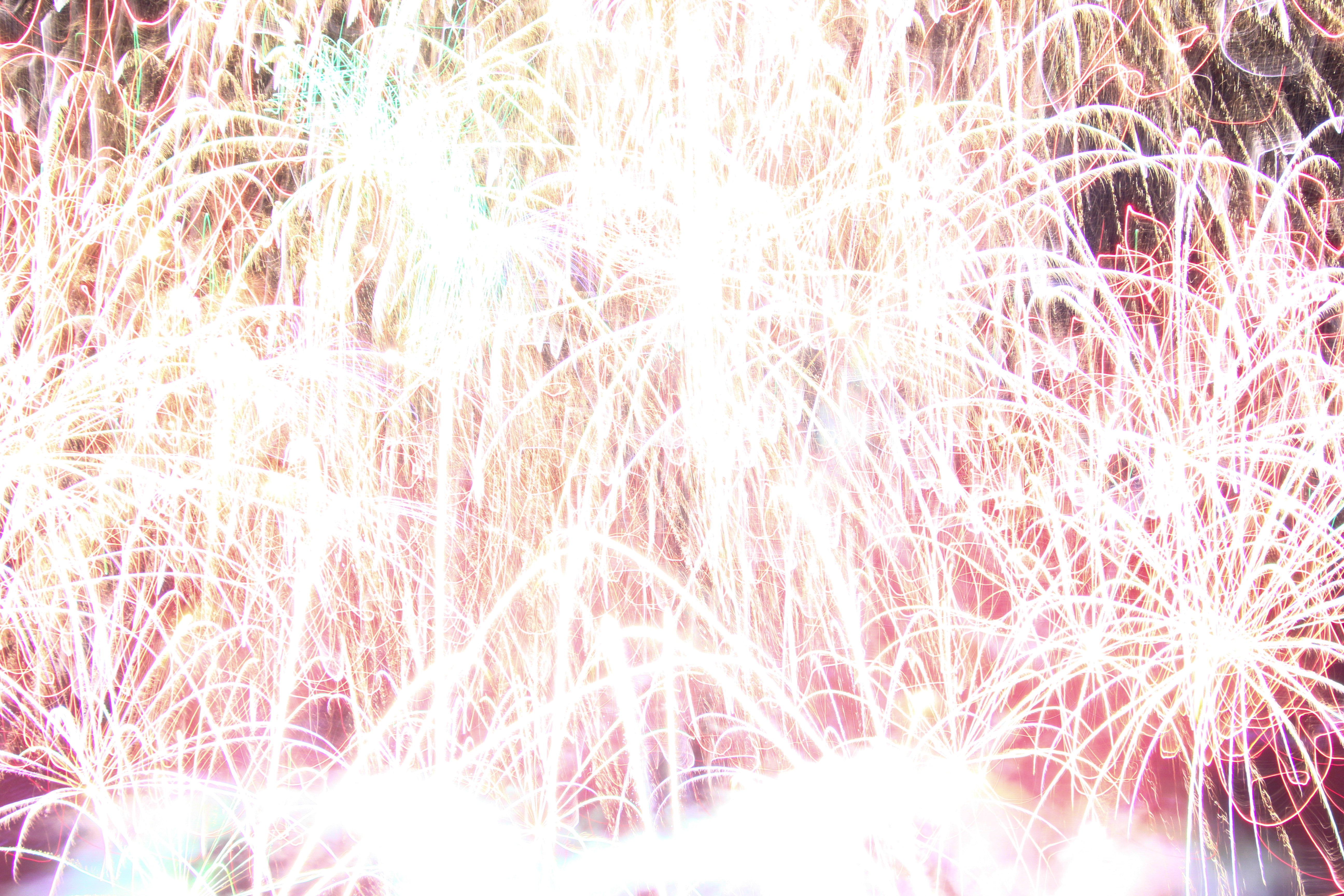 Fireworks Texture Light Streak Color Explosions 4th July