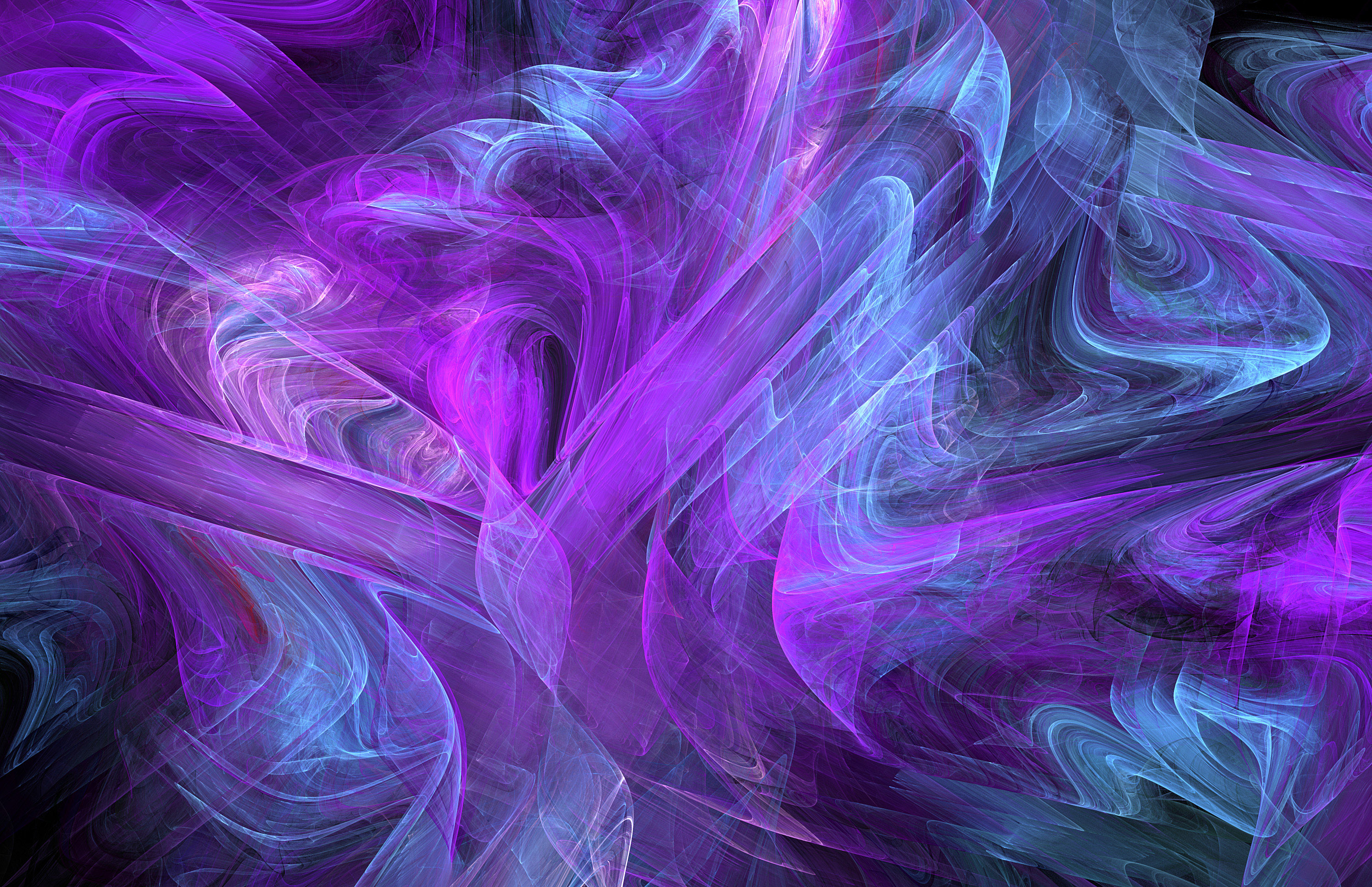 Fractal Texture Abstract Swirl Pink Blue Brush Stroke Swirl Movment Stock Image
